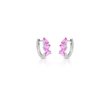 Brinco Argola Pink