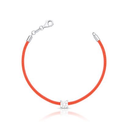 Pulseira Laranja Ponto de Luz 5 mm