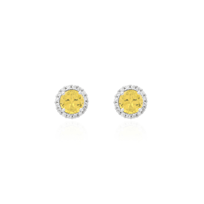 Brinco Yellow Fancy Redondo 6MM