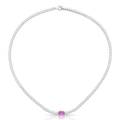 Choker Riviera Pink