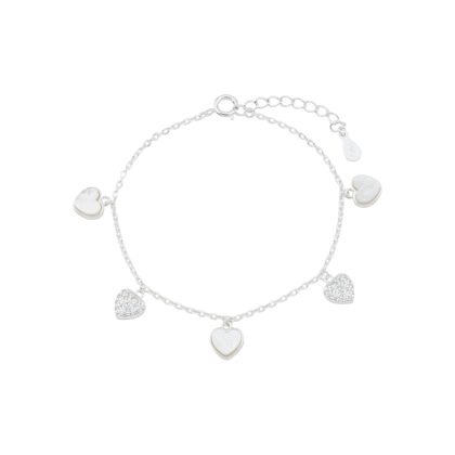 Pulseira Coração Madrepérola